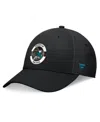 Fanatics Men's Black San Jose Sharks Authentic Pro Training Camp Flex Hat In Black