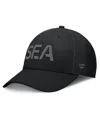 Fanatics Men's Black Seattle Kraken Authentic Pro Road Team Code Side Patch Flex Hat In Black