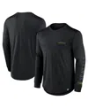 Fanatics Men's Black Dallas Cowboys Grind On Defender Long Sleeve T-shirt In Black