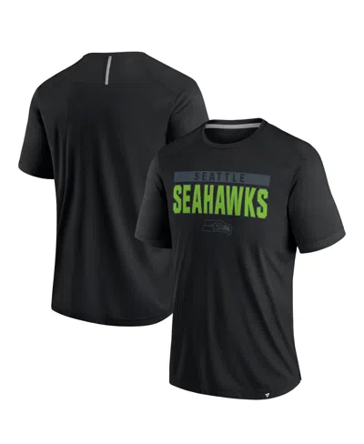 Fanatics Men's Black Seattle Seahawks Defender Blackout T-shirt