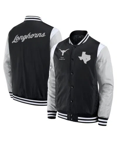 Fanatics Men's Black Texas Longhorns Elementsâ Elite Full-snap Jacket