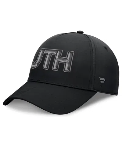 Fanatics Men's Black Utah Mammoth Authentic Pro Road Team Code Flex Hat