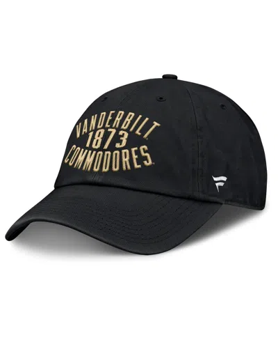 Fanatics Men's Black Vanderbilt Commodores Archer Adjustable Hat
