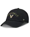 Fanatics Men's Black Vanderbilt Commodores Myth Adjustable Hat In Black