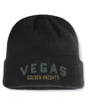 Fanatics Men's Black Vegas Golden Knights Andee Cuffed Beanie In Black