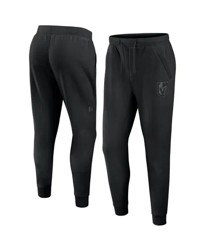 Fanatics Men's Black Vegas Golden Knights Authentic Pro Road Fleece Sweatpants