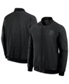 Fanatics Men's Black Philadelphia Flyers Authentic Pro Road Full-zip Bomber Jacket