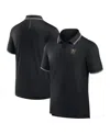 Fanatics Men's Black Vegas Golden Knights Front Office Move Mono Polo Shirt In Black