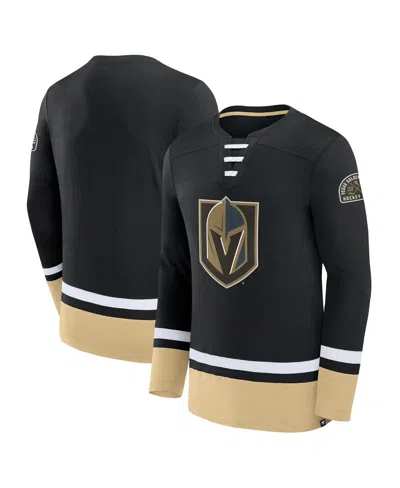 Fanatics Men's Black Vegas Golden Knights High Point Long Sleeve T-shirt