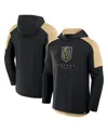 Fanatics Men's Black Vegas Golden Knights Meta Game Transitional Pullover Hoodie In Black