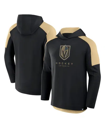 Fanatics Men's Black Vegas Golden Knights Meta Game Transitional Pullover Hoodie