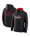 Fanatics Men's Black Washington Capitals Big City Legacy Fleece Pullover Hoodie In Black