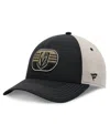 Fanatics Men's Black/gray Vegas Golden Knights 2025 Stanley Cup Playoffs Locker Room Trucker Adjustable Hat