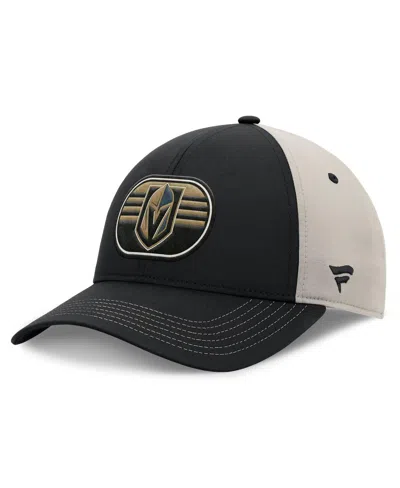 Fanatics Men's Black/gray Vegas Golden Knights 2025 Stanley Cup Playoffs Locker Room Trucker Adjustable Hat In Multi