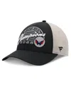 Fanatics Men's Black/gray Washington Capitals 2025 Metropolitan Division Champions Locker Room Adjustable Hat