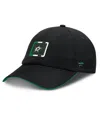 Fanatics Men's Black/green Dallas Stars Authentic Pro Ripstop Adjustable Hat In Black,green