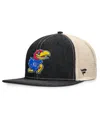 Fanatics Men's Black/natural Kansas Jayhawks Legend Trucker Snapback Hat In Multi