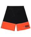 Fanatics Men's Black/orange Cincinnati Bengals Big Tall Best Of The Best Performance Shorts In Black