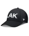 Fanatics Men's Black/silver Los Angeles Kings Authentic Pro Rink Flex Hat In Black