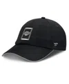Fanatics Men's Black/silver Los Angeles Kings Authentic Pro Ripstop Adjustable Hat