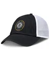 Fanatics Men's Black/white Boston Bruins Averie Trucker Adjustable Hat