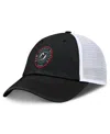 Fanatics Men's Black/white New Jersey Devils Averie Trucker Adjustable Hat In Black,white