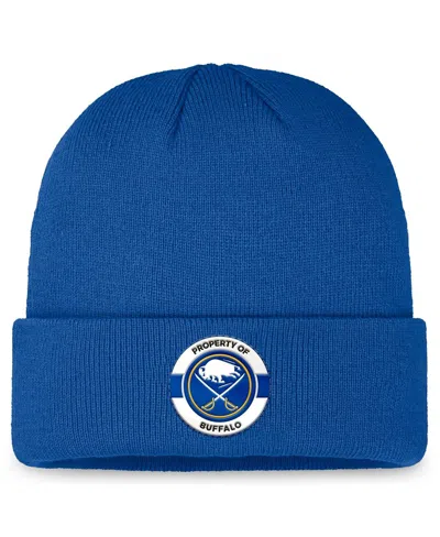 Fanatics Men's Blue Buffalo Sabres Authentic Pro Training Camp Cuffed Knit Hat
