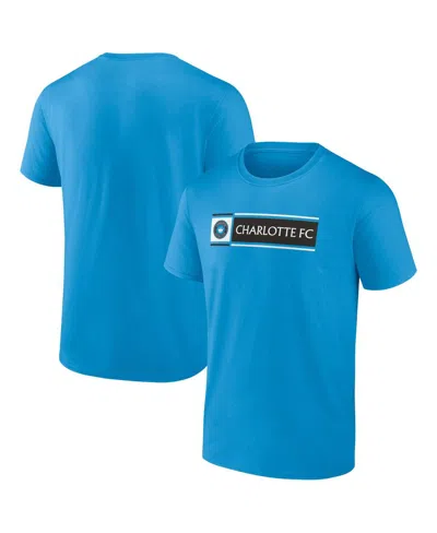 Fanatics Men's Blue Charlotte Fc Block T-shirt