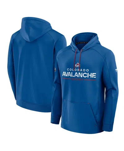 Fanatics Men's Blue Colorado Avalanche Authentic Pro Rink Hoodie