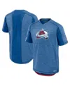 Fanatics Men's Blue Colorado Avalanche Authentic Pro Rink Tech T-shirt In Blue