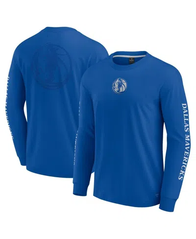 Fanatics Men's Blue Dallas Mavericks Elements Strive Long Sleeve T-shirt