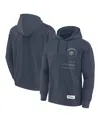 Fanatics Men's Blue Denver Nuggets Future Ground Info Elements Premium Pullover Hoodie In Blue