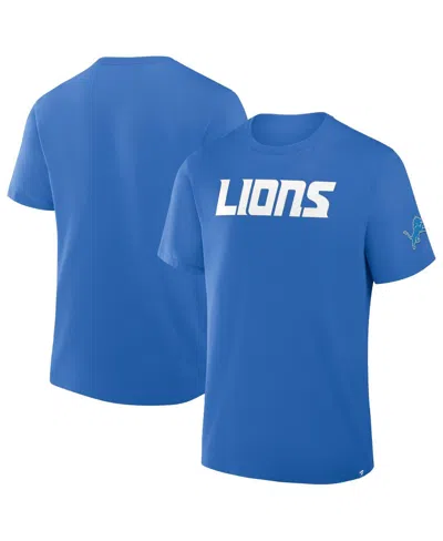 Fanatics Men's Blue Detroit Lions Legacy Cotton T-shirt