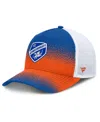 Fanatics Men's Blue Fc Cincinnati Libero Trucker Adjustable Hat In Blue