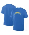 Fanatics Men's Blue Los Angeles Chargers Legacy Cotton T-shirt In Blue
