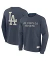 Fanatics Men's Blue Los Angeles Dodgers Elements Future Ground Lettering Pullover Sweatshirt In Blue