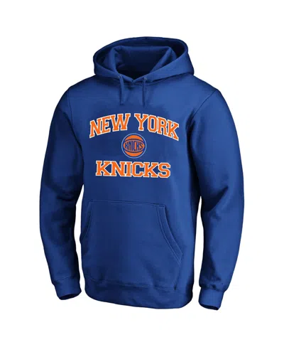 Fanatics Men's Blue New York Knicks Big Tall Heart Soul Hoodie