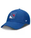 Fanatics Men's Royal New York Rangers Core Primary Logo Snapback Hat In Blue