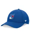 Fanatics Men's Royal New York Rangers Core Primary Logo Snapback Hat In Blue