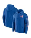 Fanatics Men's Blue New York Rangers Revolution Pullover Hoodie In Blue