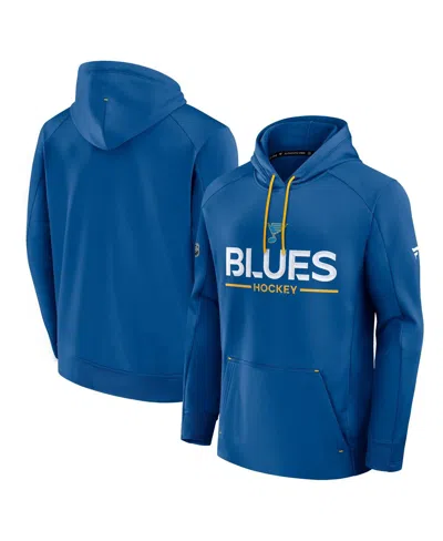 Fanatics Men's Blue St. Louis Blues Authentic Pro Rink Hoodie