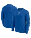 Fanatics Men's Blue St. Louis Blues Elements Strive Long Sleeve T-shirt In Blue