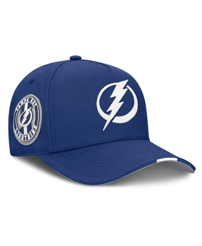 Fanatics Men's Blue Tampa Bay Lightning 2025 Nhl Draft Authentic Pro On-stage Podium A-frame Adjustable Hat