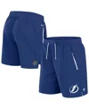 Fanatics Men's Blue Tampa Bay Lightning Authentic Pro Rink Performance Shorts In Blue