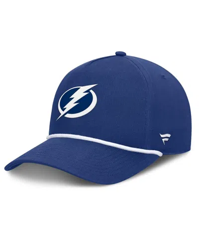 Fanatics Men's Blue Tampa Bay Lightning Authentic Pro Rink Roper A-frame Adjustable Hat