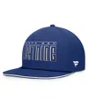 Fanatics Men's Blue Tampa Bay Lightning Fundamental Gino Stack Snapback Hat In Blue,white