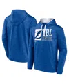Fanatics Men's Tampa Bay Lightning Never Quit Pullover Hoodie In Blue,white