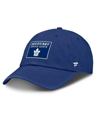 Fanatics Men's Blue Toronto Maple Leaf's Authentic Pro Prime Adjustable Hat