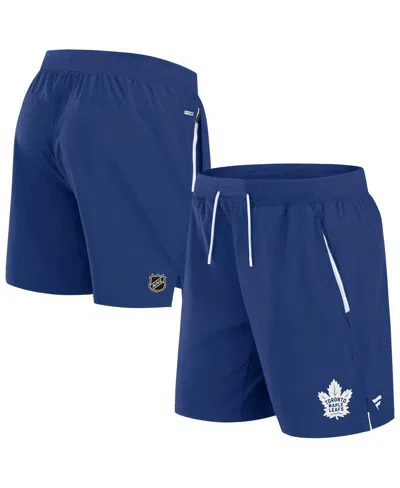 Fanatics Men's Blue Toronto Maple Leaf's Authentic Pro Rink Performance Shorts
