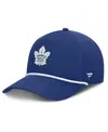Fanatics Men's Blue Toronto Maple Leaf's Authentic Pro Rink Roper A-frame Adjustable Hat In Blue